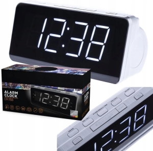 RADIOBUDZIK RADIO FM AM ZEGAREK LED DUŻY CZYTELNY