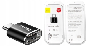 BASEUS adapter przejściówka USB-A do USB-C OTG