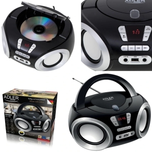 RADIO KUCHENNE BOOMBOX AD1181 RADIOODTWARZACZ CD MP3 USB FM PRZENOŚNE LCD