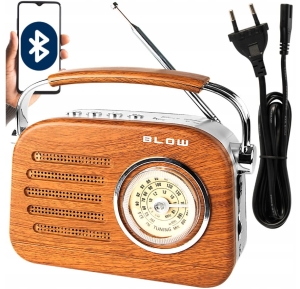 RADIO KUCHENNE RETRO BLUETOOTH SIECIOWE NA BATERIE