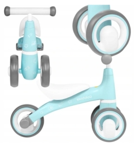 Jeździk Skiddoü BERIT PINK Biały, Niebieski