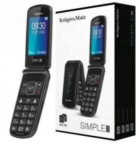Telefon dla seniora klapka SOS radio Kruger&Matz Simple 929