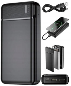KIESZONKOWY POWER BANK 20000mAh USB MICRO USB TYPC