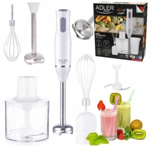 BLENDER ADLER AD4620 RĘCZNY ZESTAW MIKSER MALAKSER TURBO ROBOT