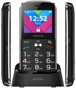 Telefon komórkowy myPhone Halo C 32 MB / 32 MB 2G czarny Dual SIM