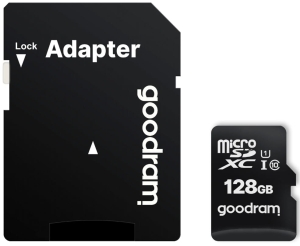 GOODRAM KARTA PAMIĘCI 128 GB MICRO SDHC + ADAPTER SD 10 Class