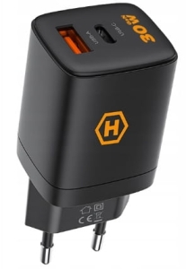 Ładowarka sieciowa Hammer 30W PD USB typ-C RapidCharge Duo