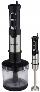 Blender ręczny PRIME3 SHB51 3w1 1200W kubek z miarką rozdrabniacz ubijak