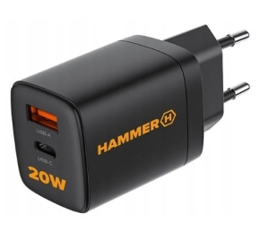 Ładowarka sieciowa Hammer 30W PD USB typ-C RapidCharge Duo