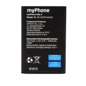 Bateria do myPhone Halo 3 BS-45