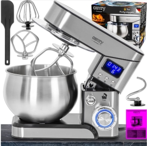 Robot Kuchenny Mocny Planetarny Mikser z Misą 5L 2000 W Akcesoria CR4223