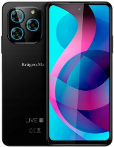 Smartfon Kruger&Matz LIVE 11 6,56" 6/128GB NFC DualSIM 5000mAh LTE czarny