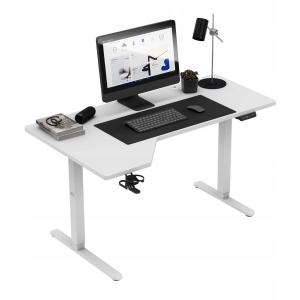 Biurko ELEKTRYCZNE z regulacją wysokości Mark Adler Leader 9.1 White