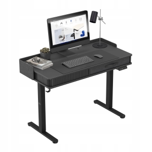 Biurko ELEKTRYCZNE z regulacja wysokości Mark Adler Leader 8.0 Black