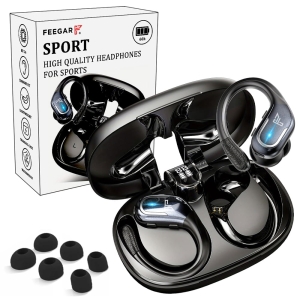 Słuchawki bezprzewodowe FEEGAR SPORT Bluetooth 5.4 Bateria 70H Douszne IPX5