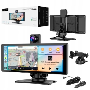 Stacja multimedialna KM2021 Radio Android Auto Apple Carplay kamera cofania