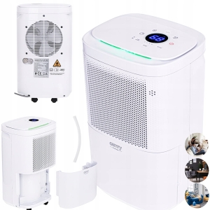 Osuszacz Powietrza Pochłaniacz Wilgoci Timer Wydajny 10l LED Kompresorowy