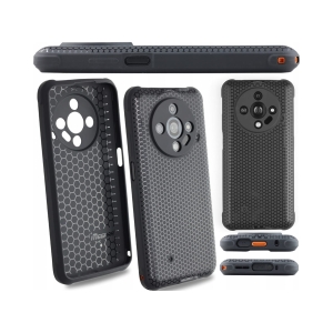 Etui do HAMMER IRON 6 - 6,56 silikonowe matowe z ochroną aparatu czarne TPU