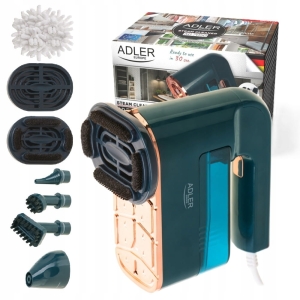 Mała Myjka Parowa Czyścik Parowy Parownica Steamer 5 Nasadek Adler AD7050