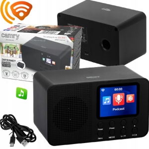RADIO INTERNETOWE KUCHENNE PRZENOŚNE BLUETOOTH USB Wi-Fi SIECIOWE CR1918
