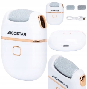 Elektroniczny pilnik do pięt 4W USB + 2 Głowice Ścierające Aigostar Hollis
