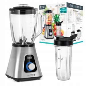 Blender Kielichowy 1,5L Szklany Kielich Kruszy Lód 1300W TEESA TSA3549