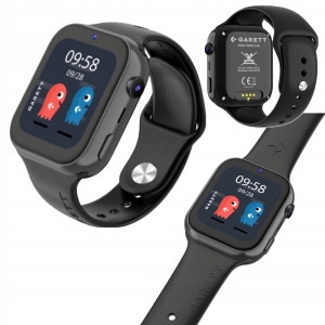 SMARTWATCH DLA DZIECKA Zegarek Garett Kids Twin 2 4G czarny