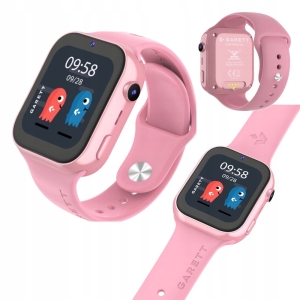 SMARTWATCH DLA DZIECKA Zegarek Garett Kids Twin 2 4G różowy