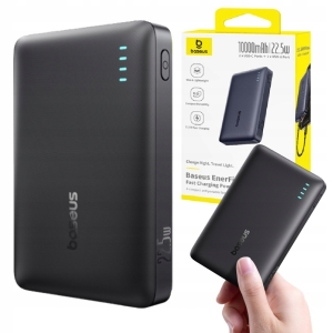 POWERBANK BASEUS 10000mAh 22,5W SZYBKIE ŁADOWANIE USB-C USB-A KOMPAKTOWY