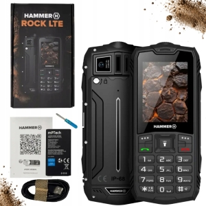 Telefon komórkowy Hammer Rock LTE 3000mAh IP68 WODOODPORNY NA KURZ I PYŁ