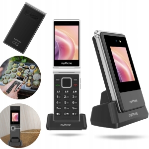 TELEFON KOMÓRKOWY MYPHONE TANGO 2 LTE 128MB 4G Z KLAPKĄ DLA SENIORA SOS BT