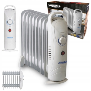 Grzejnik olejowy 9 żeberek regulacja temperatury Mesko MS 7805 1000W