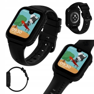 Smartwatch dla dzieci zegarek GARETT Kids Vibe AI 4G Czarny