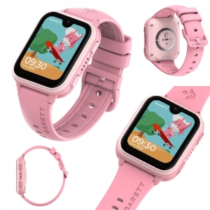 Smartwatch dla dzieci zegarek Garett Kids Vibe AI Różowy