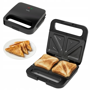Toster Opiekacz do kanapek tostów sandwich 800W Huslog HUS1074 Czarny